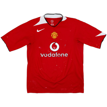 2004-06 Manchester United Home Shirt - 4/10 - (L)