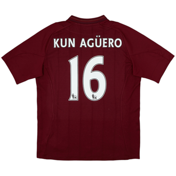 2012-13 Manchester City Away Shirt Kun Aguero #16 - 6/10 - (L)