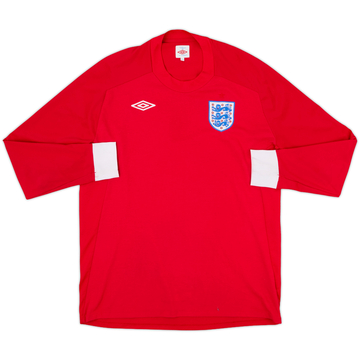 2010-11 England Away L/S Shirt - 8/10 - (L)
