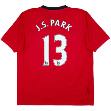 2009-10 Manchester United Home Shirt J.S.Park #13 - 8/10 - (L)