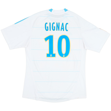 2010-11 Olympique Marseille Home Shirt Gignac #10 - 6/10 - (L)