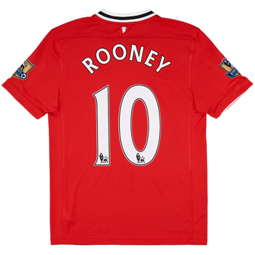 2011-12 Manchester United Home Shirt Rooney #10 - 9/10 - (M)