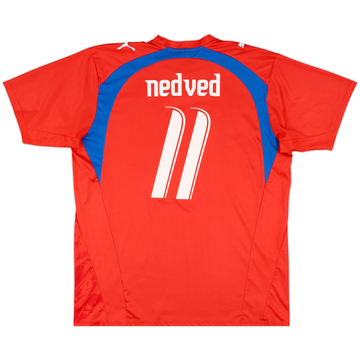 2006-08 Czech Republic Basic Home Shirt Nedved #11 - 6/10 - (L)
