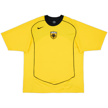 2004-05 AEK Athens Basic Home Shirt - 8/10 - (L)