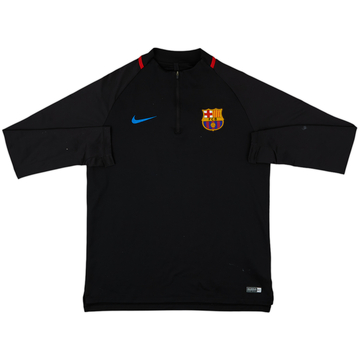 2017-18 Barcelona Nike 1/4 Zip Drill Top - 6/10 - (L)