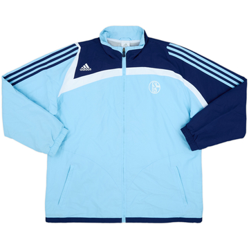 2007-08 Schalke adidas Track Jacket - 9/10 - (XL)