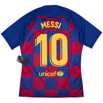 2019-20 Barcelona Authentic Home Shirt Messi #10 (L)