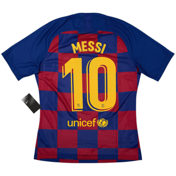 2019-20 Barcelona Player Issue Home Shirt Messi #10 (L)