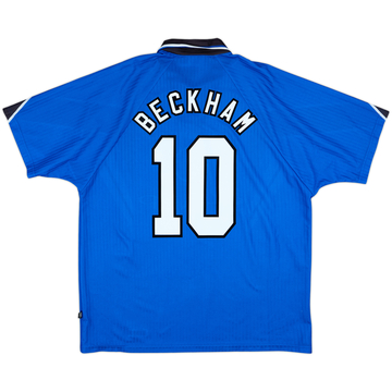 1996-98 Manchester United Third Shirt Beckham #10 - 8/10 - (XL)