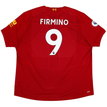 2019-20 Liverpool Home Shirt Firmino #9 - 6/10 - (3XL)