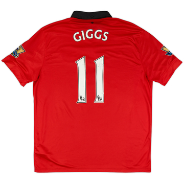 2013-14 Manchester United Home Shirt Giggs #11 - 5/10 - (XL)