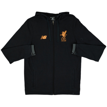 2017-18 Liverpool New Balance Hooded Track Jacket - 8/10 - (M)
