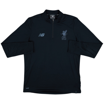 2017-18 Liverpool New Balance 1/4 Zip Drill Top - 8/10 - (L)