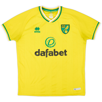 2020-21 Norwich City Home Shirt - 8/10 - (S)