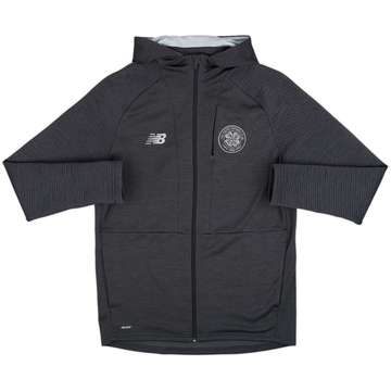 2019-20 Celtic New Balance Hooded Zipped Sweat Top - 9/10 - (XL)
