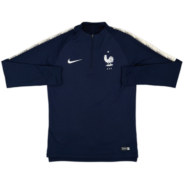 2018-19 France Nike 1/4 Zip Drill Top - 8/10 - (S)