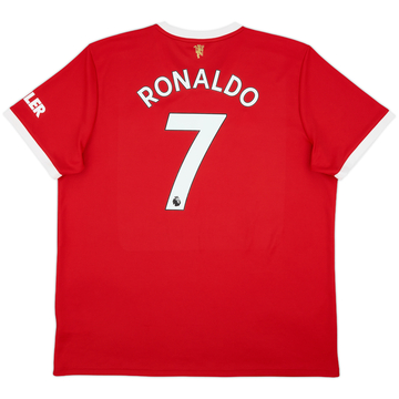 2021-22 Manchester United Home Shirt Ronaldo #7 - 8/10 - (XXL)
