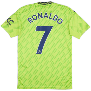Camiseta de la tercera equipación del Manchester United 2022-23 Ronaldo #7 - 9/10 - (XS)
