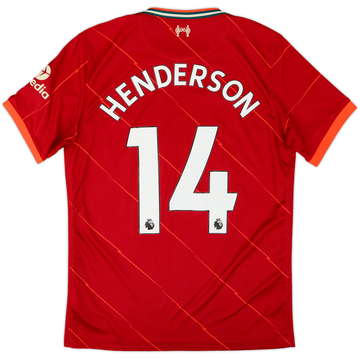 2021-22 Liverpool Home Shirt Henderson #'14 - 7/10 - (M)