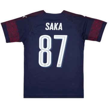 2018-19 Arsenal Away Shirt Saka #87 - 8/10 - (S)