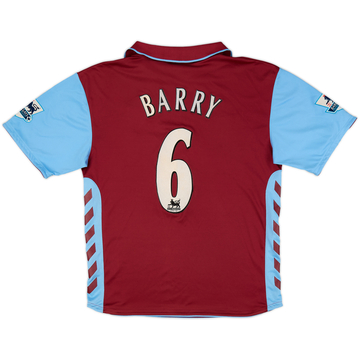 2006-07 Aston Villa Home Shirt Barry #6 - 7/10 - (L)