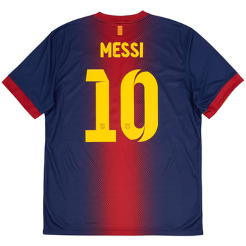 2012-13 Barcelona Player Issue Home Shirt Messi #10 - 10/10 - (L)