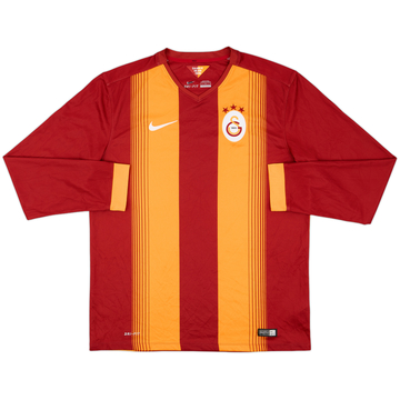 2014-15 Galatasaray Home L/S Shirt - 8/10 - (L)