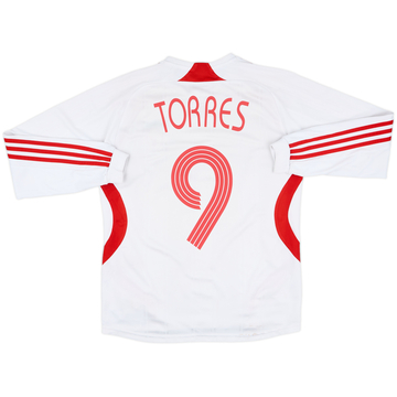 2007-08 Liverpool Away L/S Shirt Torres #9 - 6/10 - (L.Boys)