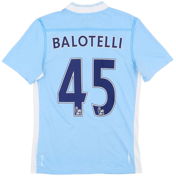 2011-12 Manchester City Home Shirt Balotelli #45 - 6/10 - (XS)