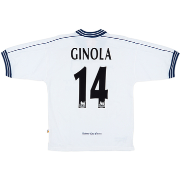 1997-99 Tottenham Home Shirt Ginola #14 - 8/10 - (S)