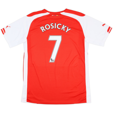 2014-15 Arsenal Home Shirt Rosicky #7 - 7/10 - (XL)