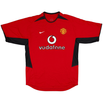 2002-04 Manchester United Home Shirt #21 - 7/10 - (M)