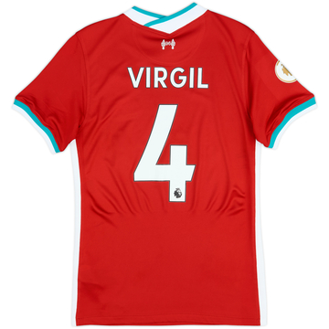 2020-21 Liverpool Home Shirt Virgil #4 - 8/10 - (S)
