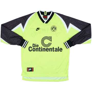 1995-96 Borussia Dortmund Home L/S Shirt - 8/10 - (M)