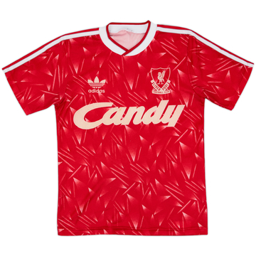 1989-91 Liverpool Home Shirt - 6/10 - (L.Boys)