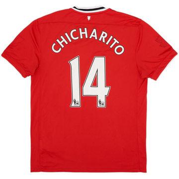 2011-12 Manchester United Home Shirt Chicharito #14 - 5/10 - (L)