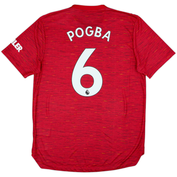 Camiseta auténtica de local del Manchester United 2020-21 Pogba #6 - 10/10 - (L)