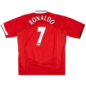 2004-06 Manchester United Home Shirt Ronaldo #7 - 6/10 - (XL)