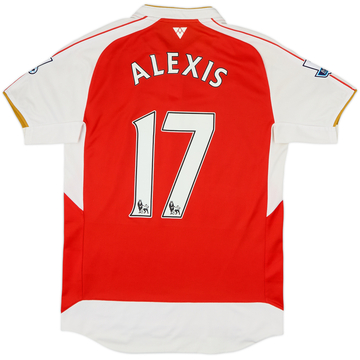 2015-16 Arsenal Home Shirt Alexis #17 - 7/10 - (S)
