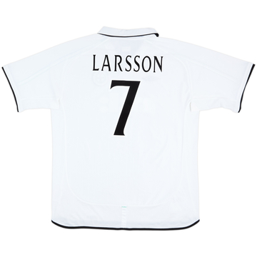 2001-02 Celtic Away Shirt Larsson #7 - 9/10 - (XXL)
