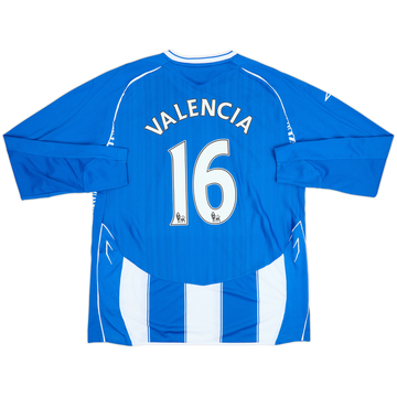 2007-08 Wigan Home L/S Shirt Valencia #16 - 8/10 - (XL)