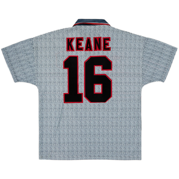 1995-96 Manchester United Away Shirt Keane #16 - 9/10 - (L)