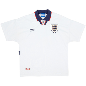 1993-95 England Home Shirt - 8/10 - (L)