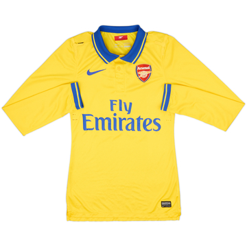 2013-14 Arsenal Player Issue Away L/S Shirt #15 - 5/10 - (S)
