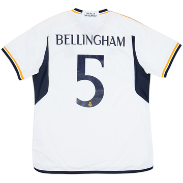 2023-24 Real Madrid Local Camiseta Bellingham #5 - 10/10 - (XL)