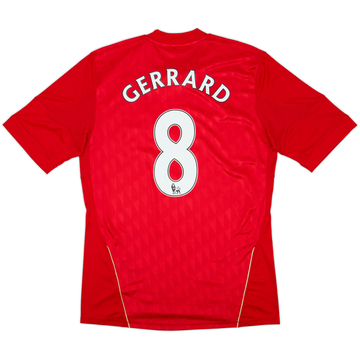 2010-12 Liverpool Home Shirt Gerrard #8 (M)