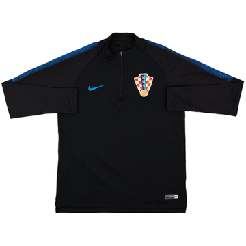 2018-19 Croatia Nike 1/4 Zip Drill Top - 9/10 - (M)