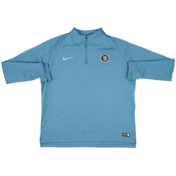 2018-19 Chelsea Nike 1/4 Zip Training Top - 7/10 - (XL)