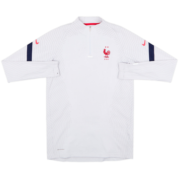 2020-21 France Nike Vaporknit 1/4 Zip Drill Top - 7/10 - (M)