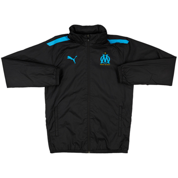 2020-21 Olympique Marseille Puma Hooded Rain Jacket - 10/10 - (S)